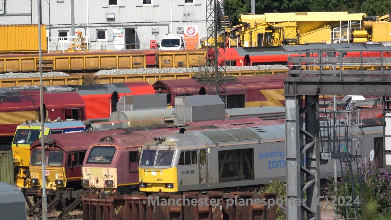 (4K) Train Spotting At Toton Yard And Depot What A Mess Our Railways Is On The 23/07/2024