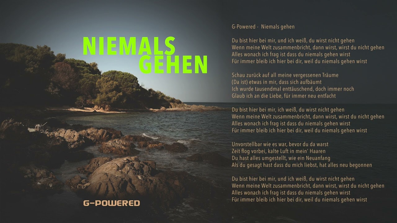 G-Powered - Niemals gehen (Hypertechno)