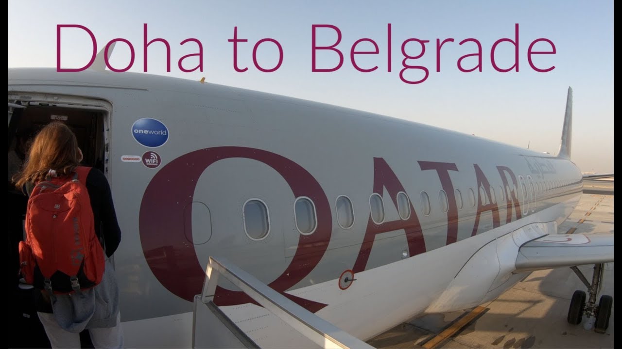 Breakfast over Iraq | Qatar Airways to Belgrade