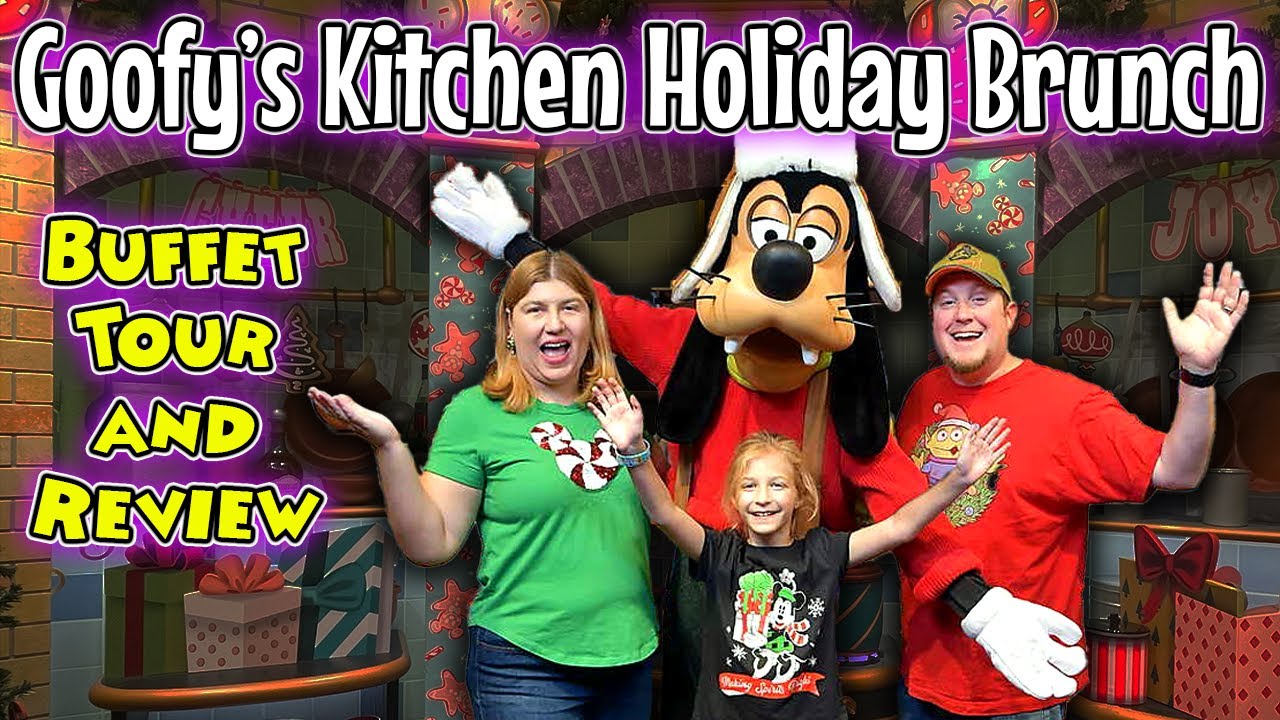 Рождественский бранч в отеле Disneyland в ресторане Goofy's Kitchen | Обзор и экскурсия по рестор...