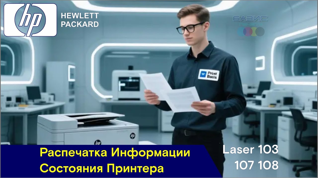 HP Laser 103 107 108 / Распечатка Информации Состояния Принтера
