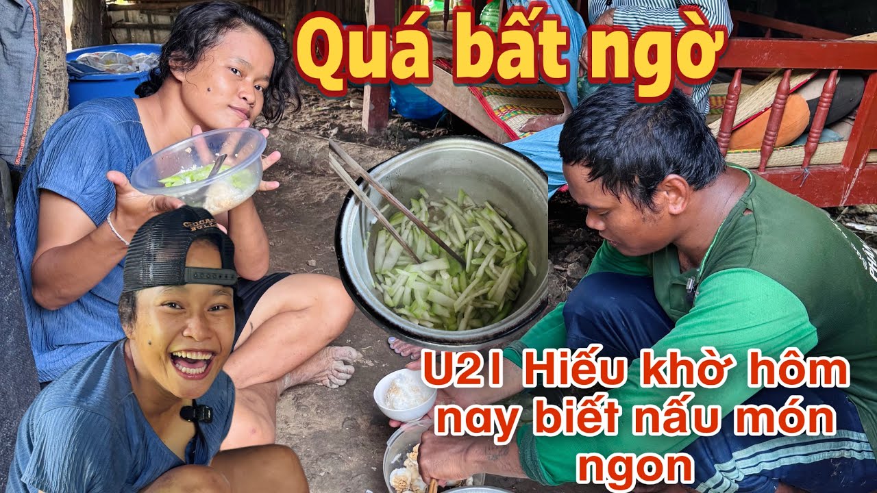 Bất ngờ U21 “Hiếu khờ” biết vào bếp trổ tài làm món ăn cho U37 khiến anh quá vui mừng vì điều này!