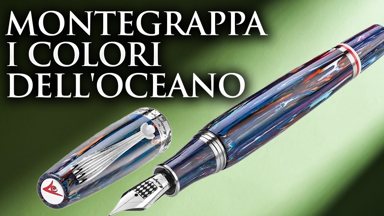 New Fountain Pen Releases of Appelboom: Montegrappa I Colori dell'Oceano