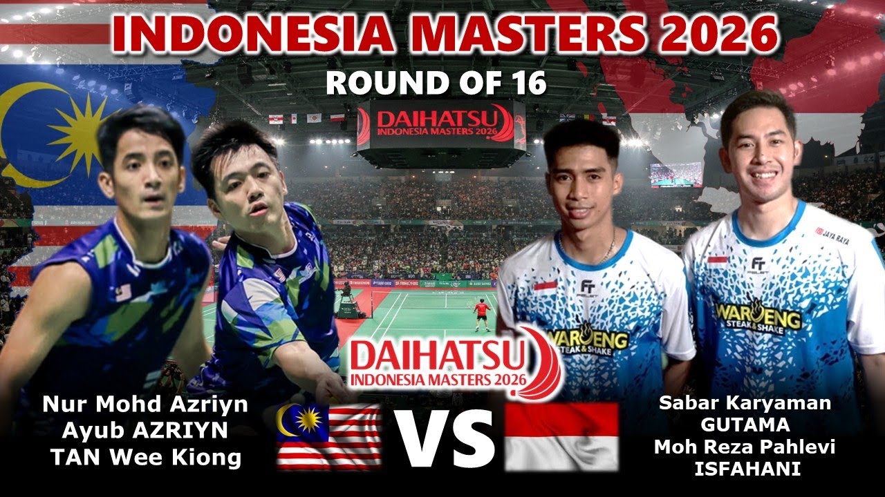 FAST RALLY‼️Ayub AZRIYN / TAN Wee Kiong vs Sabar / Reza | Indonesia Masters 2026 Badminton