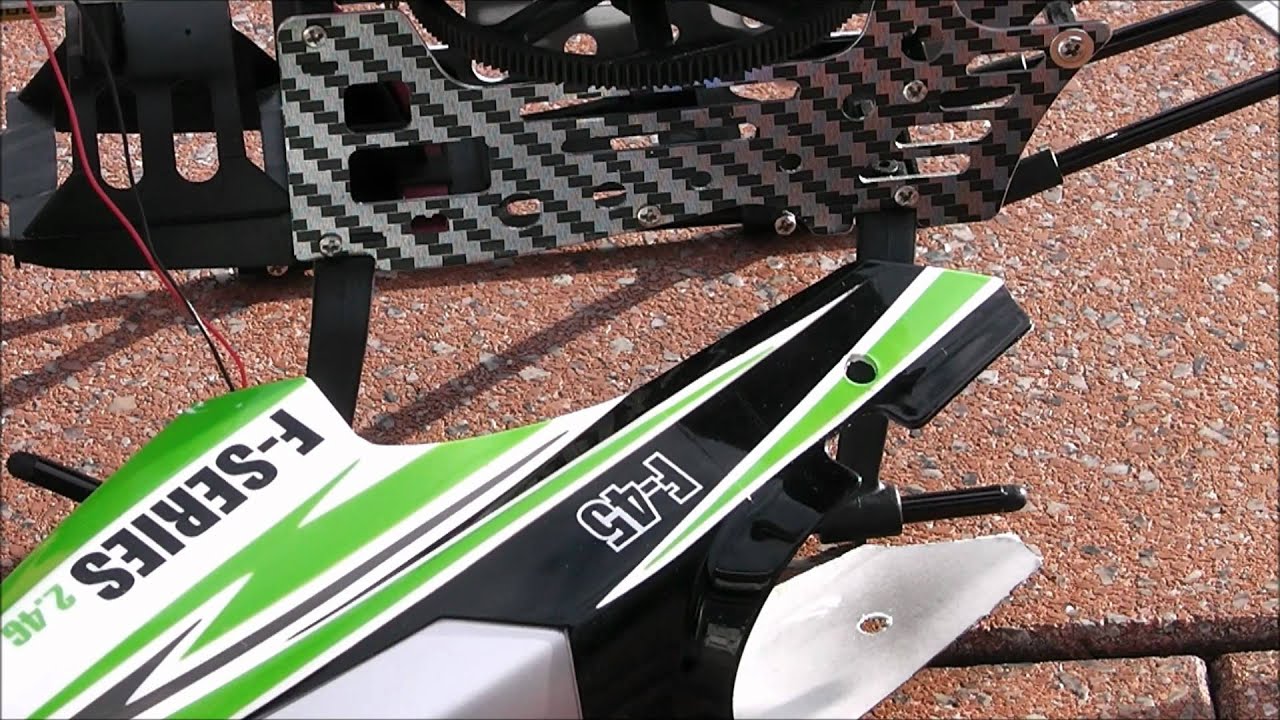 HD+ Helicopter MJX F45 F645 Teil 1 2.4G 4 Kanal 70cm Single Blade RC Heli (FULL HD 1080p) 2012