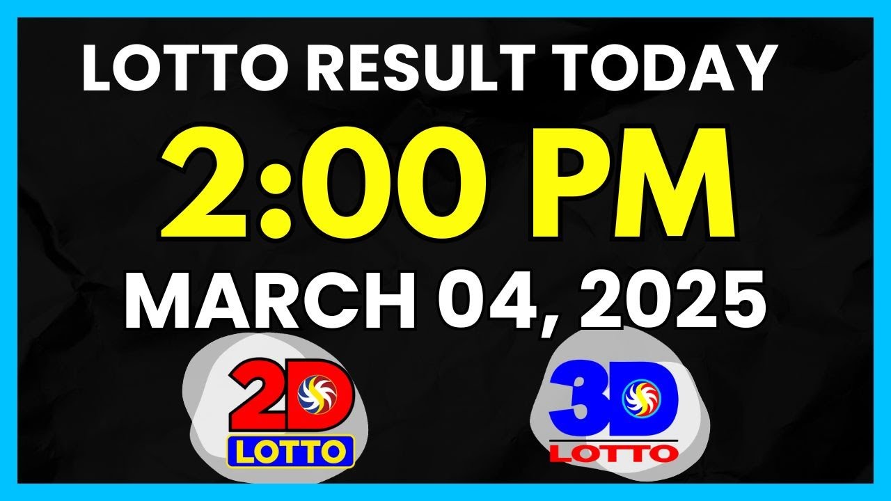 Lotto Result Today 2PM March 04, 2025 Swertres EZ2 PCSO Lotto Draw