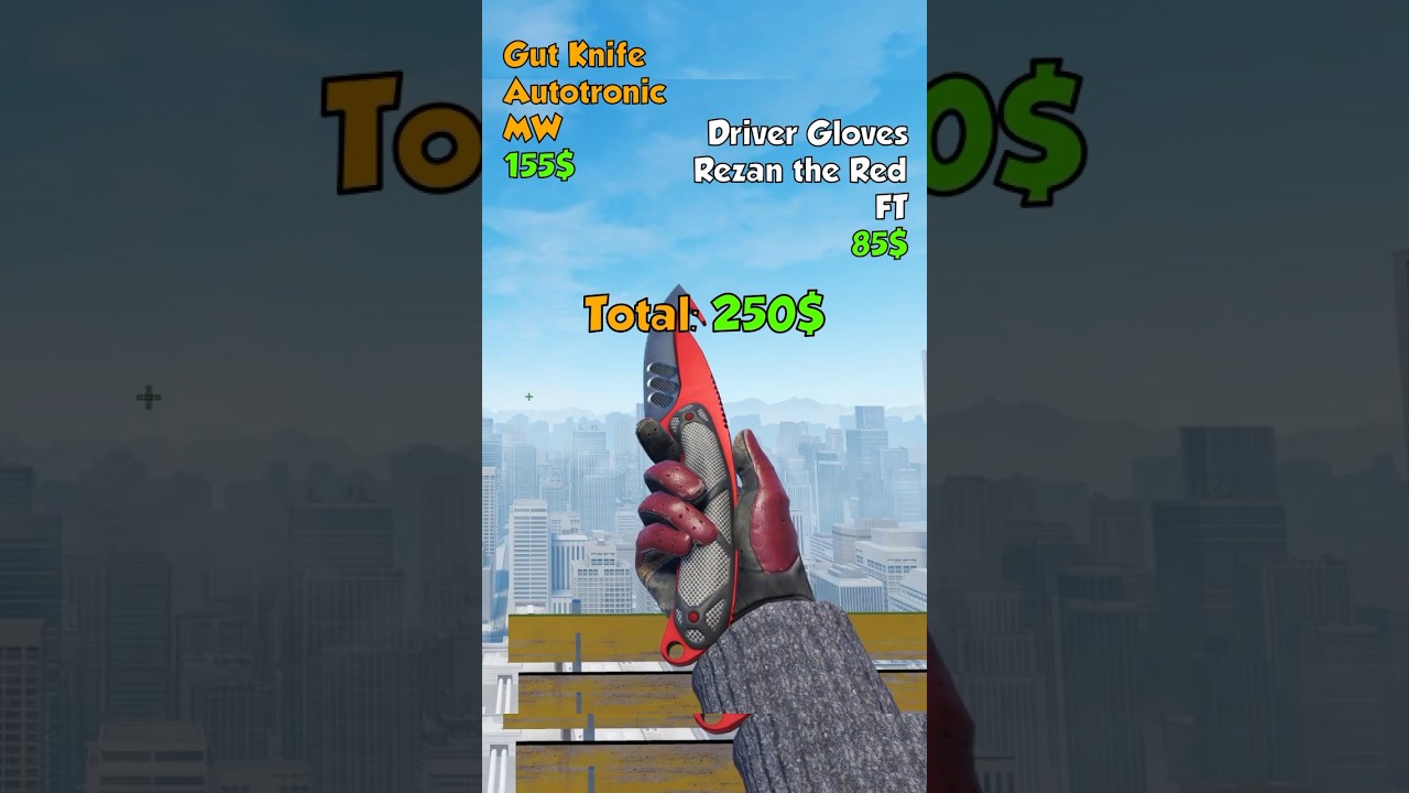 BEST Knife-Glove-Combos under 250$ #cs #cs2 #csgo #cs2skins #cs2knife