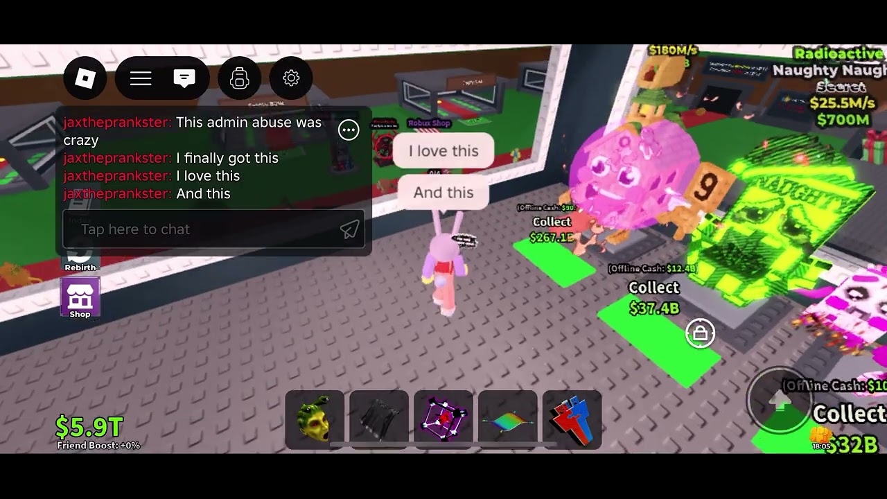 What I got this admin abuse :3
