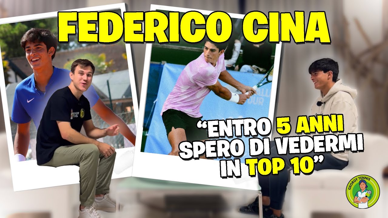 FEDERICO CINA, L'ASTRO NASCENTE DEL TENNIS!?