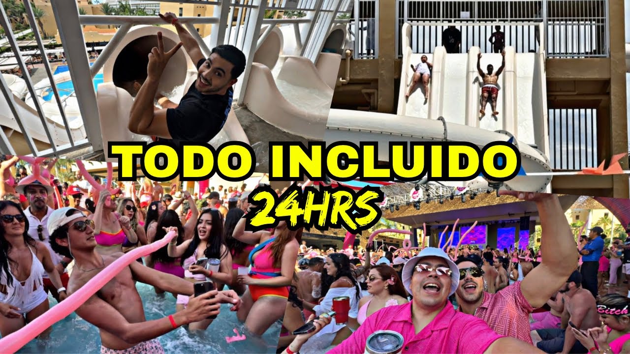 TOBOGANES Y FIESTA EN EL HOTEL RIU SANTA FE LOS CABOS😱¿VALE LA PENA EL COSTO?💸