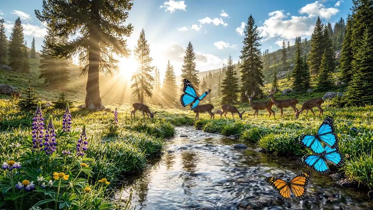 Relaxing Nature Meditation Loop | Peaceful Morning Landscape | 10 Seconds