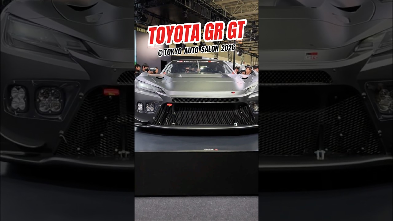 ชมคันจริง TOYOTA GR GT ซูเปอร์คาร์ตัวใหม่ล่าสุดในสังกัด GR ที่มาโชว์ตัวในงาน TOKYO AUTO SALON 2026