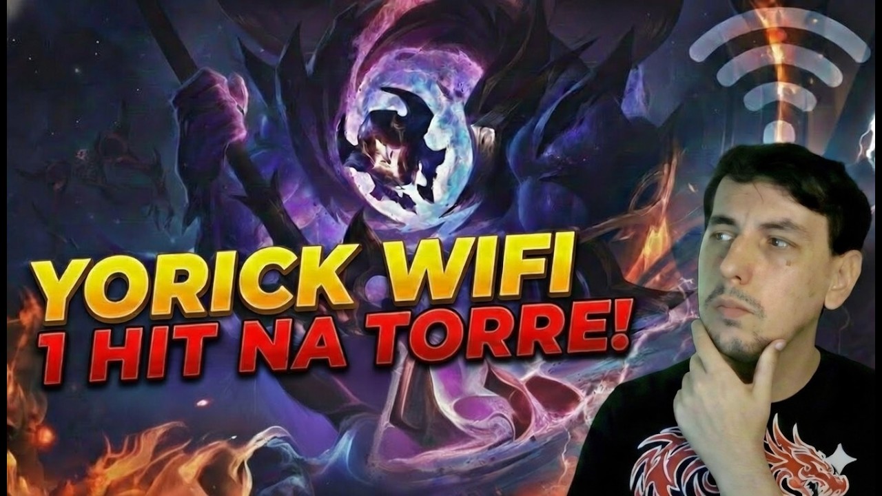 Yorick Wifi Letalidade  1 hit Torre (  RUMo a DIMA)   !camp 🪦 #lol !cmd