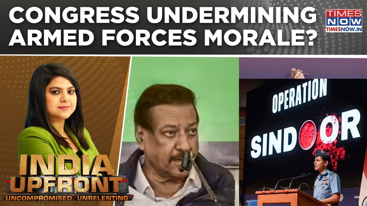 India Upfront: Prithviraj Chavan&rsquo;s Statement Sparks Outrage &ndash; Congress Undermining Armed Forces?