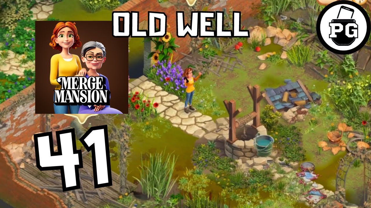 Let's Repair Old WELL in New Location 🏡 Merge Mansion - Gameplay Walkthrough |Part 41|