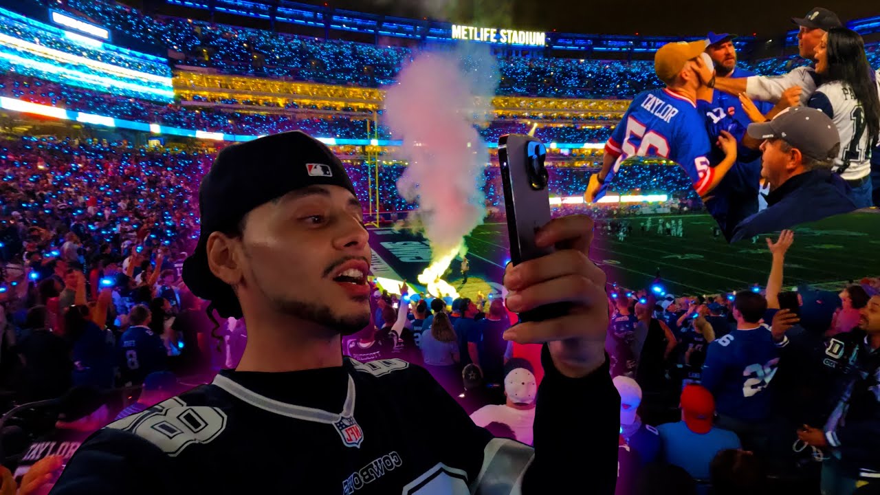 WE WENT TO DO THE DALLAS COWBOYS VS NEW YORK GIANTS GAME VLOG