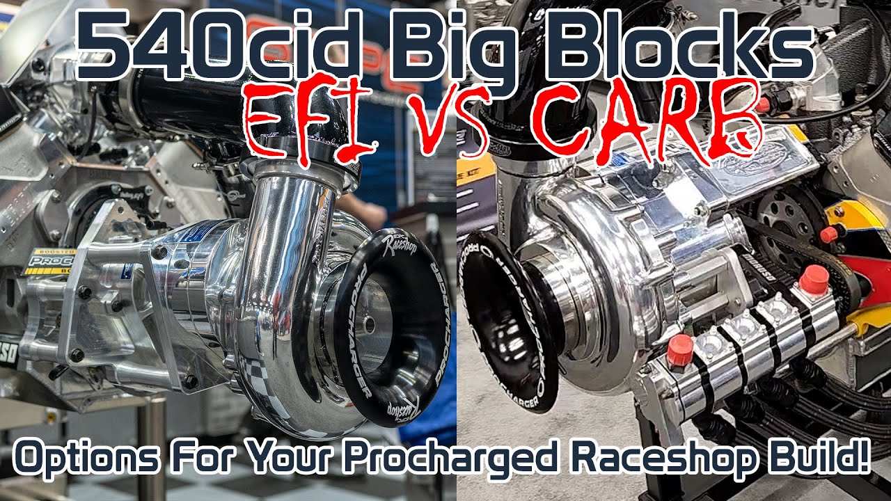 SDPC Raceshop Procharged Big Block Options