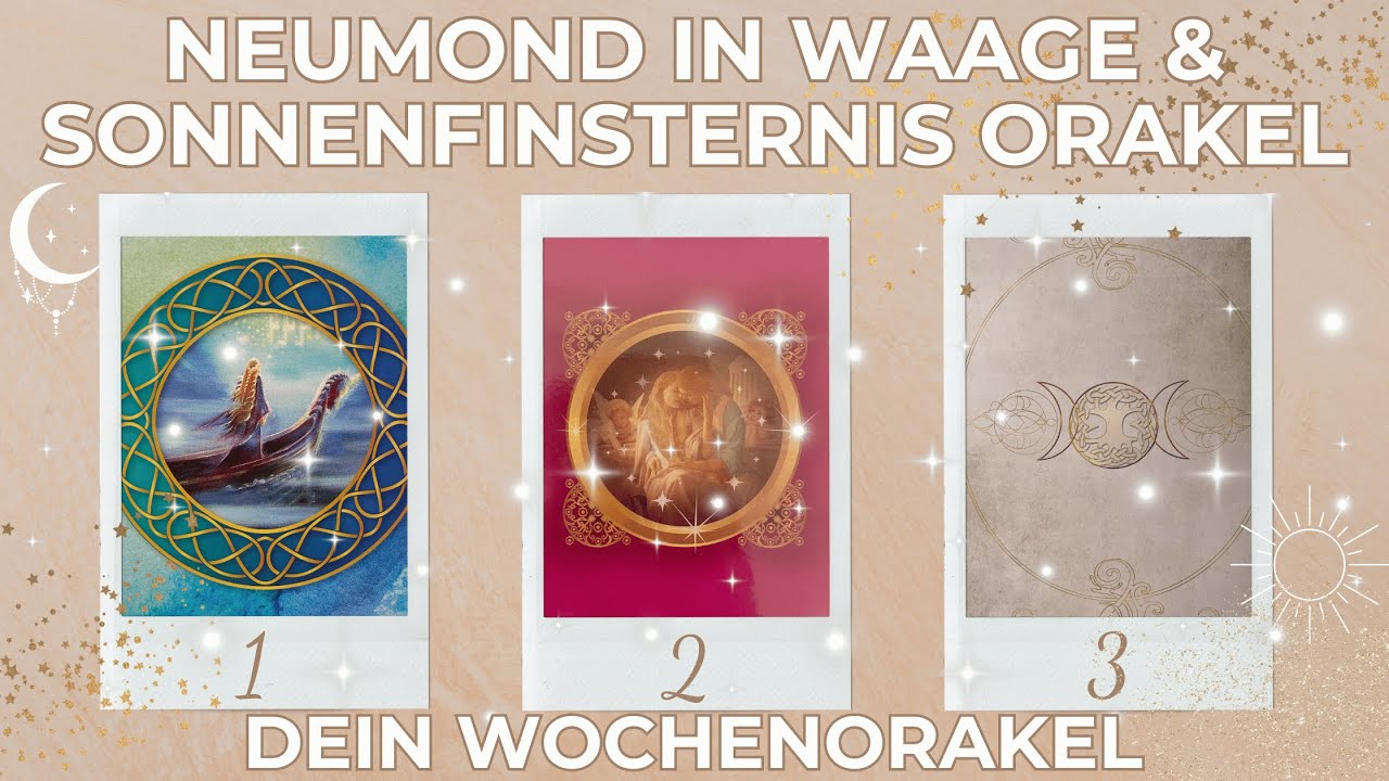 ♎️Neumond in Waage♎️ & Sonnenfinsternis Orakel☀️Auswahlorakel | Pick a Card