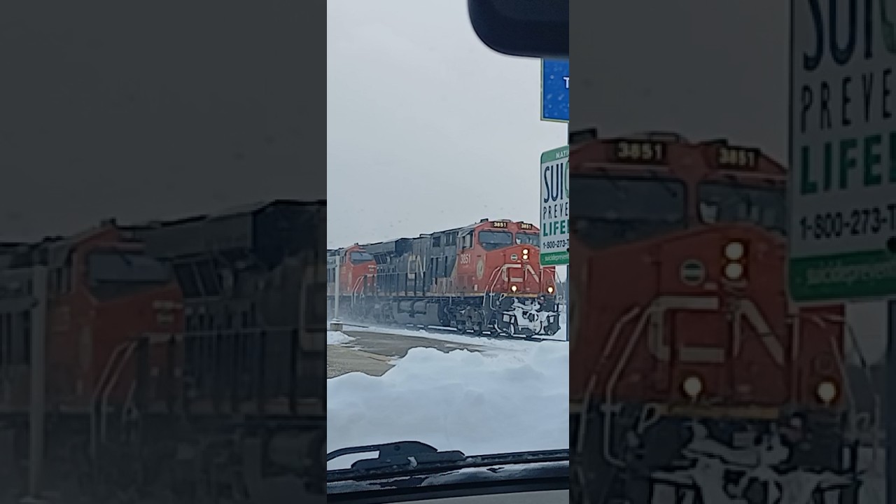 CN Train 397 Battle Creek Michigan 1/26/26