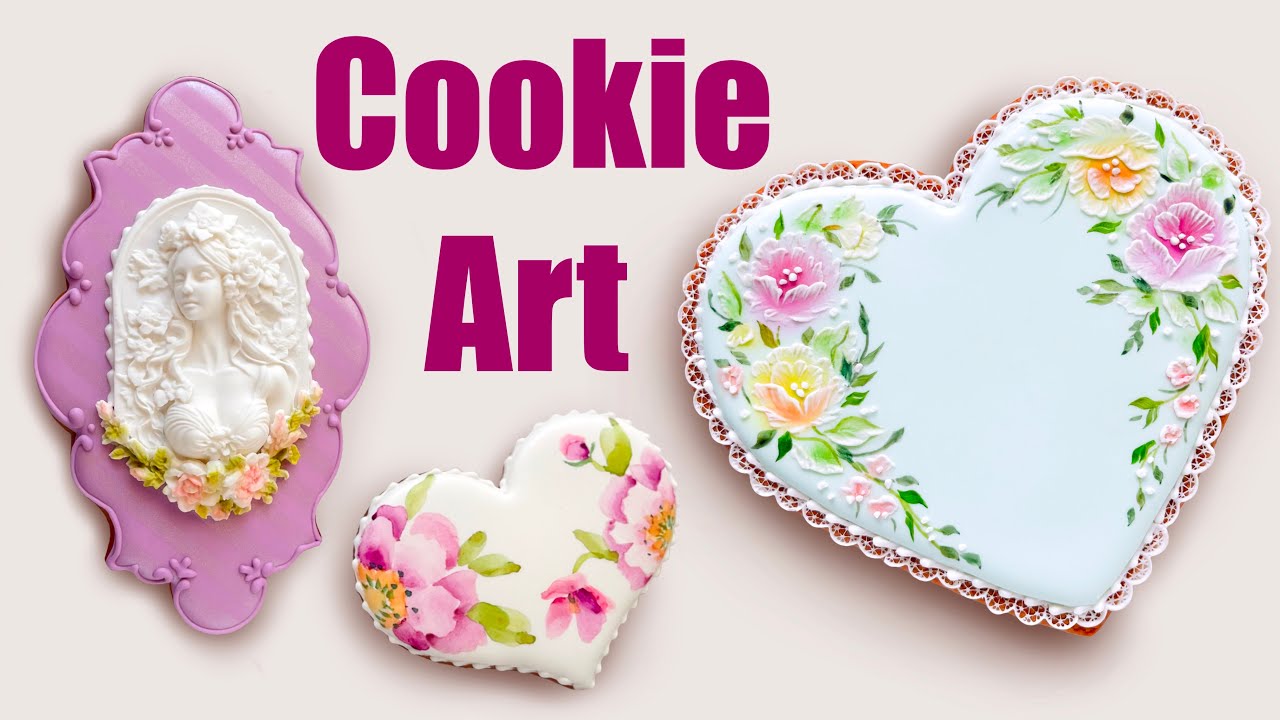 Floral Mother's Day Cookies.💜🌸