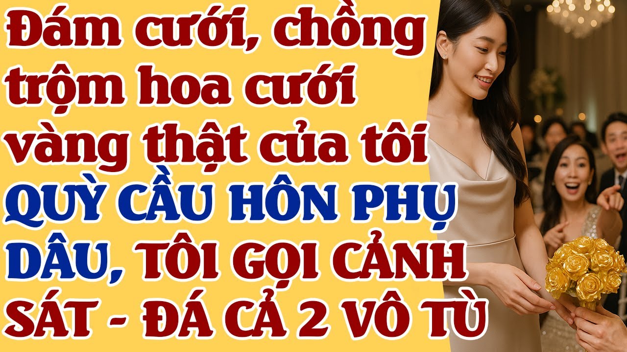 Ngày cưới, chồng g.iật hoa cưới bằng vàng của tôi, quỳ gối cầu hôn phụ dâu - TÔI GỌI LUÔN CẢNH SÁT
