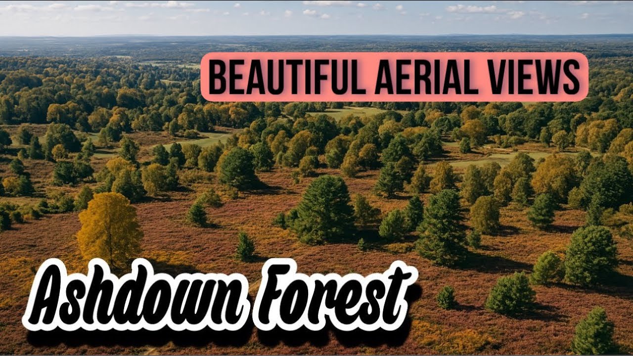 Ashdown Forest: Aerial Journey Over England’s Enchanted Wilderness | 4K Drone Footage