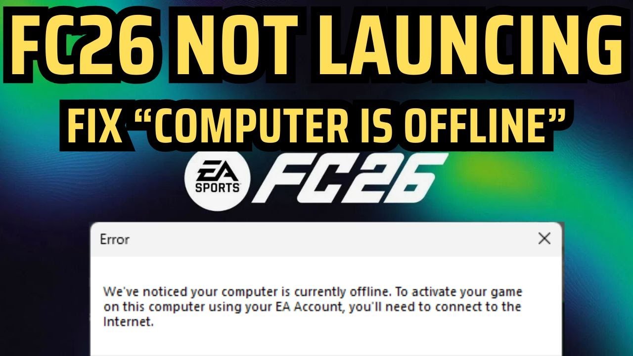 How to FIX FC26 Not launching on PC | Fix 