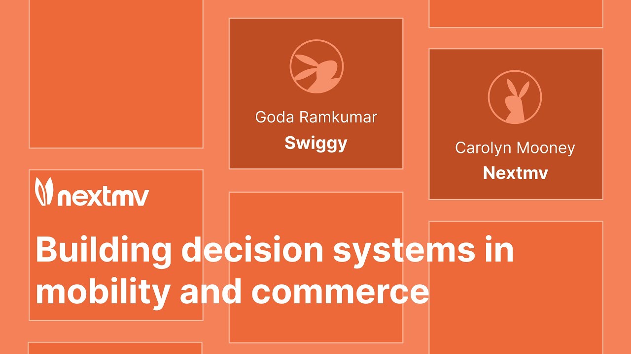 Decision systems in mobility and commerce at Swiggy: In conversation with Goda Ramkumar