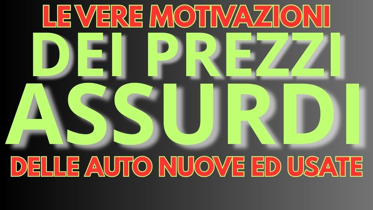ECCO PERCHÉ LE AUTO COSTANO SEMPRE DI PIÙ