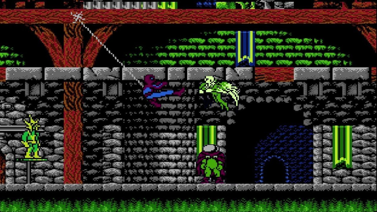 Spider-Man - Return of the Sinister Six (NES) All Bosses (No Damage)