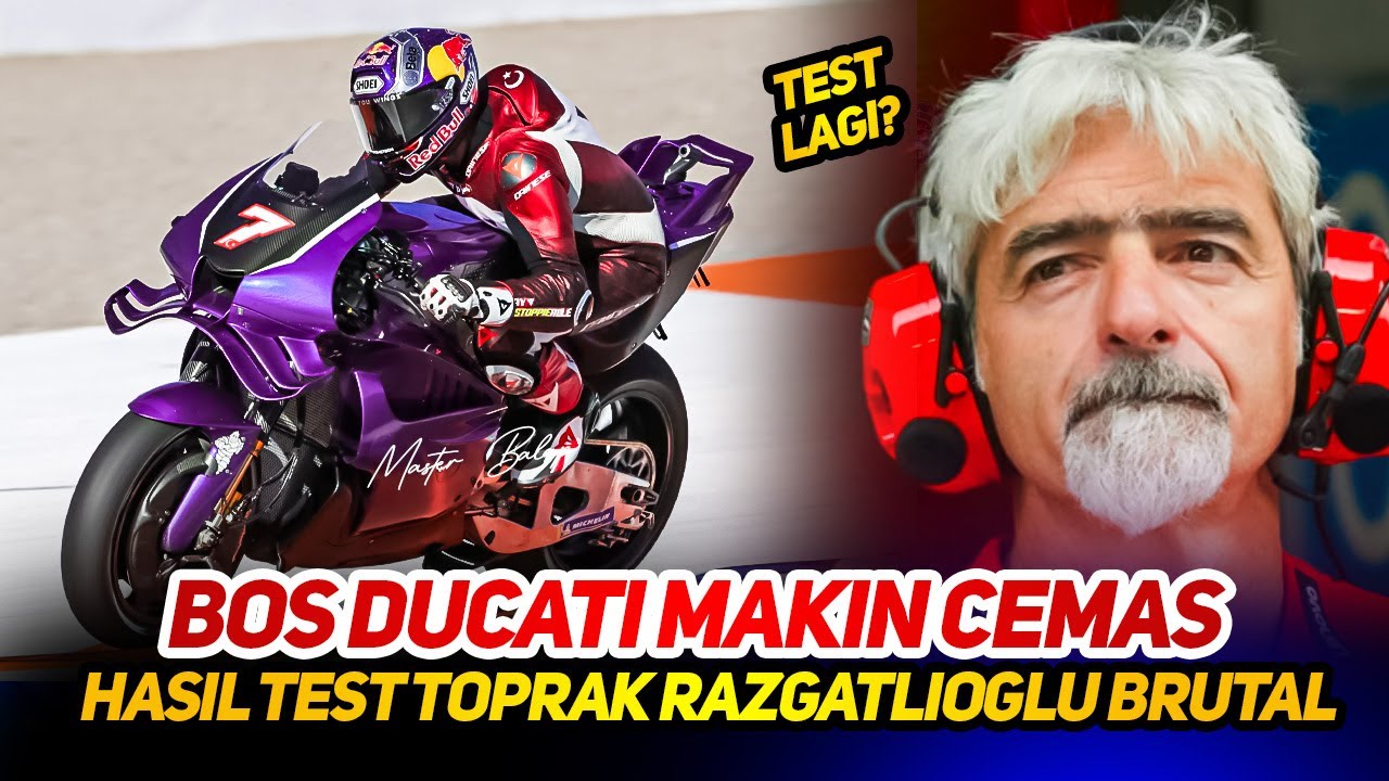 BOS DUCATI CEMAS‼️debut perdana TOPRAK RAZGATLIOĞLU mengejutkan, PRAMAC RACING JADI ANCAMAN DUCATI??