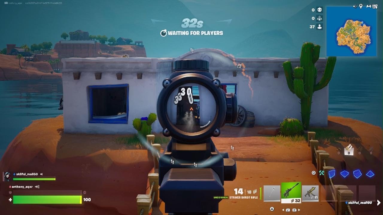 Playing Fortnite reload with a subscriber