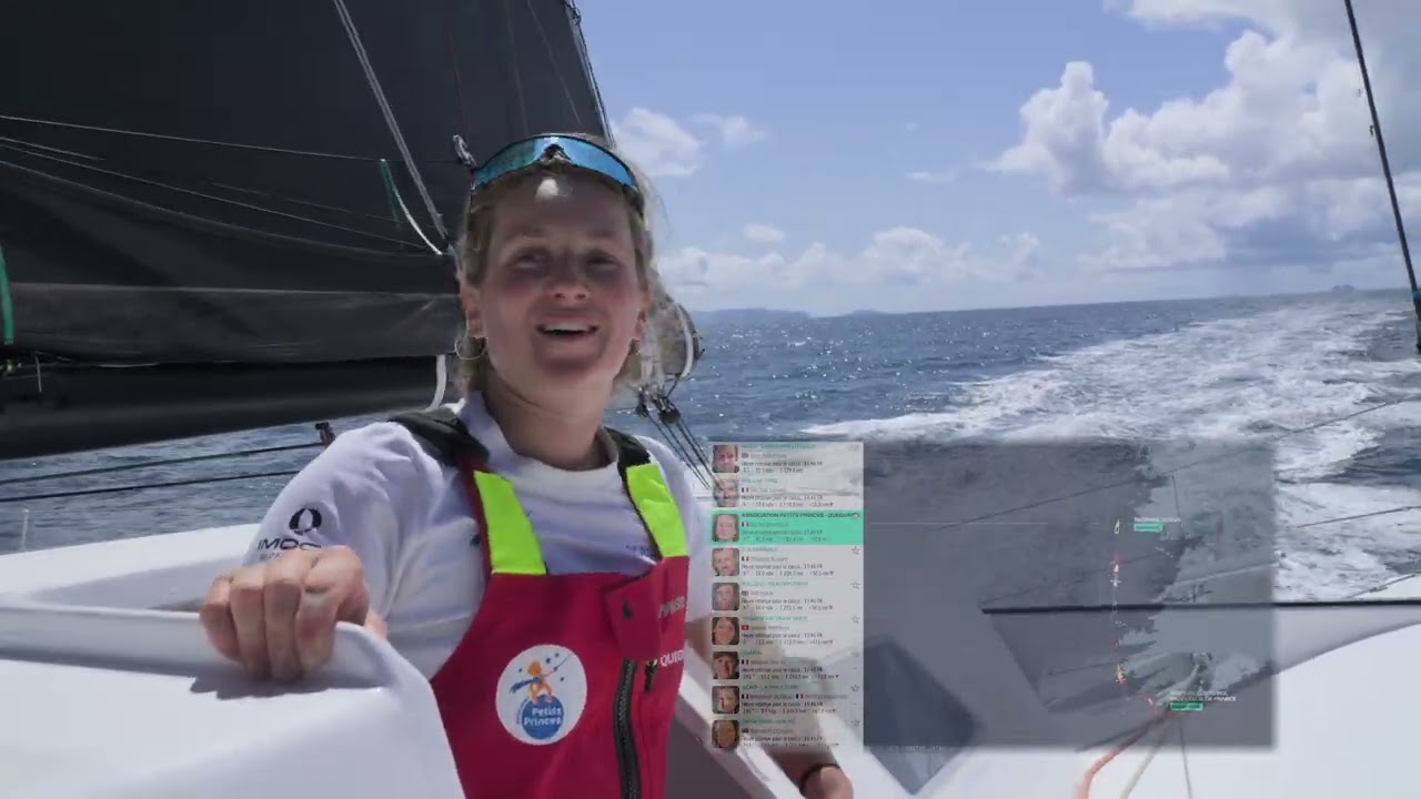 Première course de l'IMOCA Association Petits Princes - Quéguiner : La Course des Caps