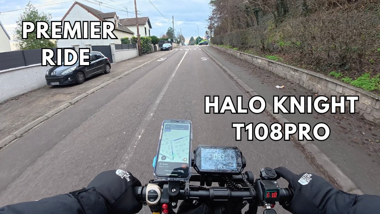 Premier Ride de la chaine en Halo Knight T108 PRO !