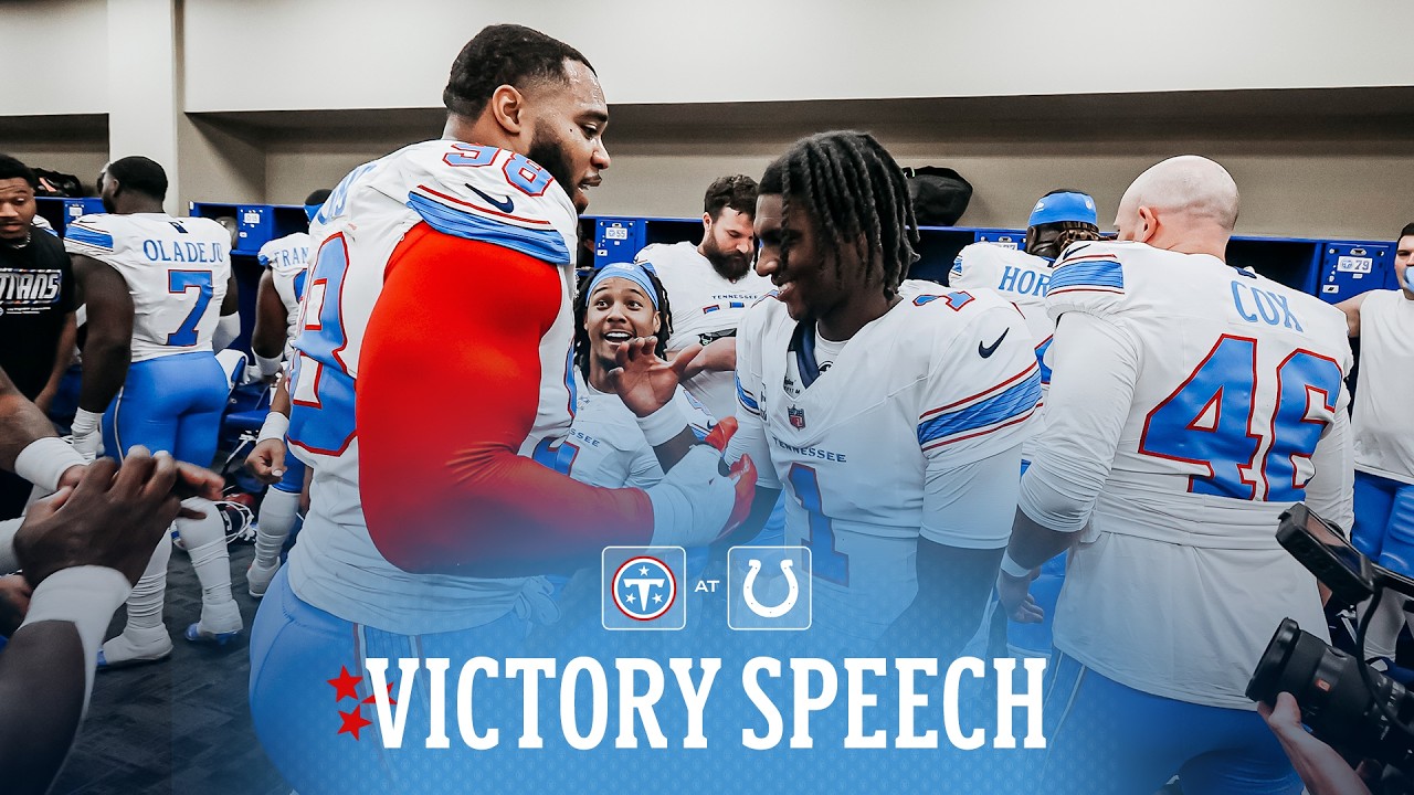&ldquo;Enjoy This One&rdquo; &mdash; Inside the Titans Locker Room After Beating the Colts | 2026 Week 6