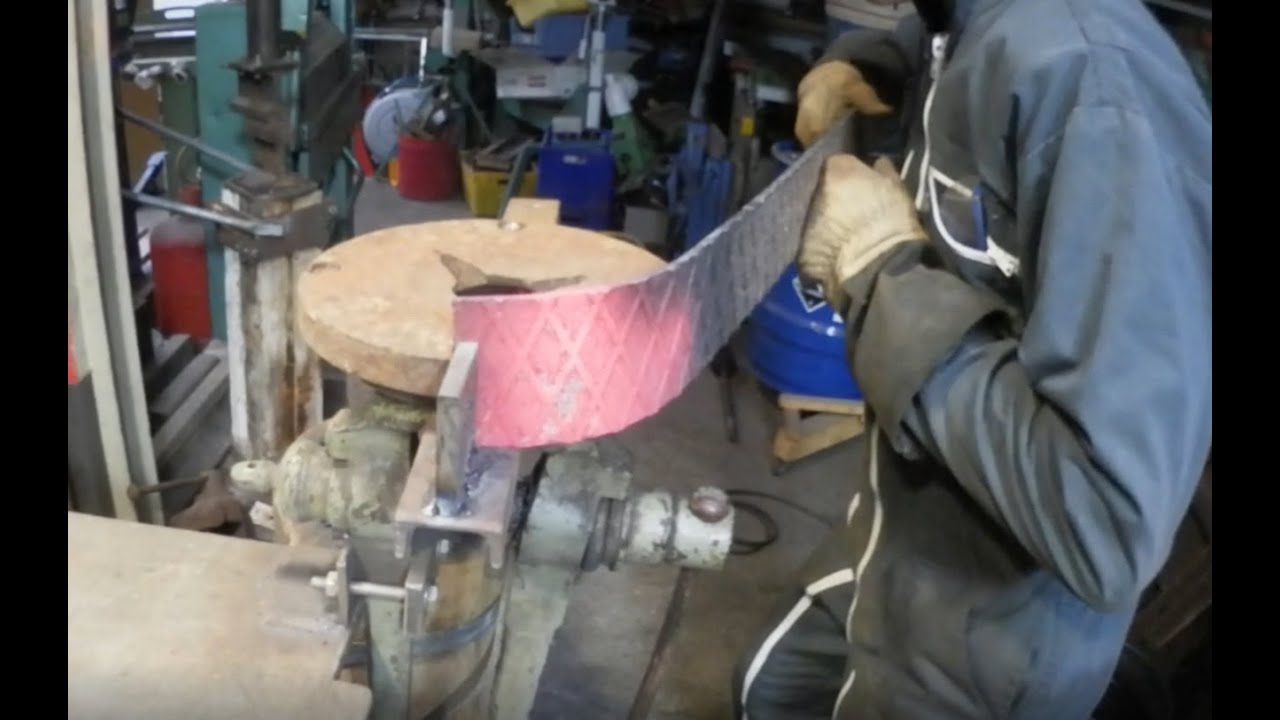 Fabrication d'une poulie Ø250 - manufacture of a Ø250 pulley