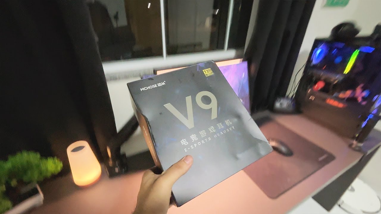 Esse HEADSET SEM FIO possui 250 horas de bateria (Mchose V9 PRO)