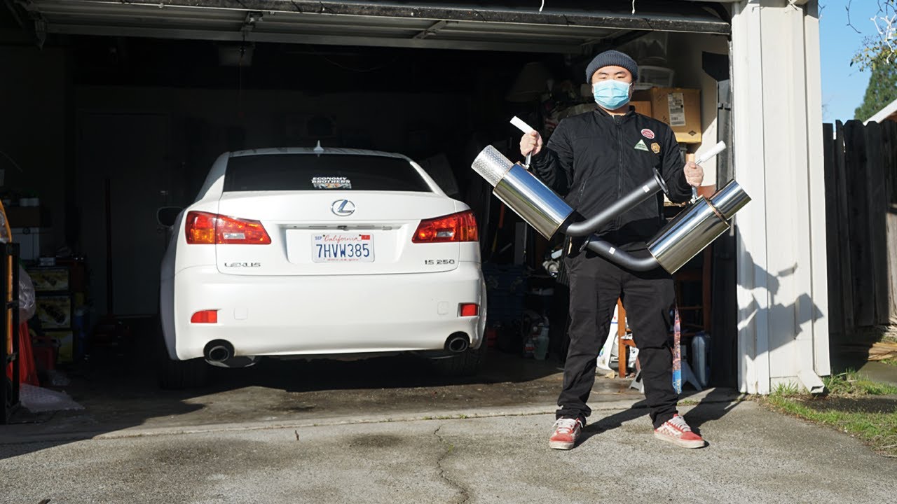 He Can Finally Hear His Car! (IS250 HKS Hi Power Exhaust)