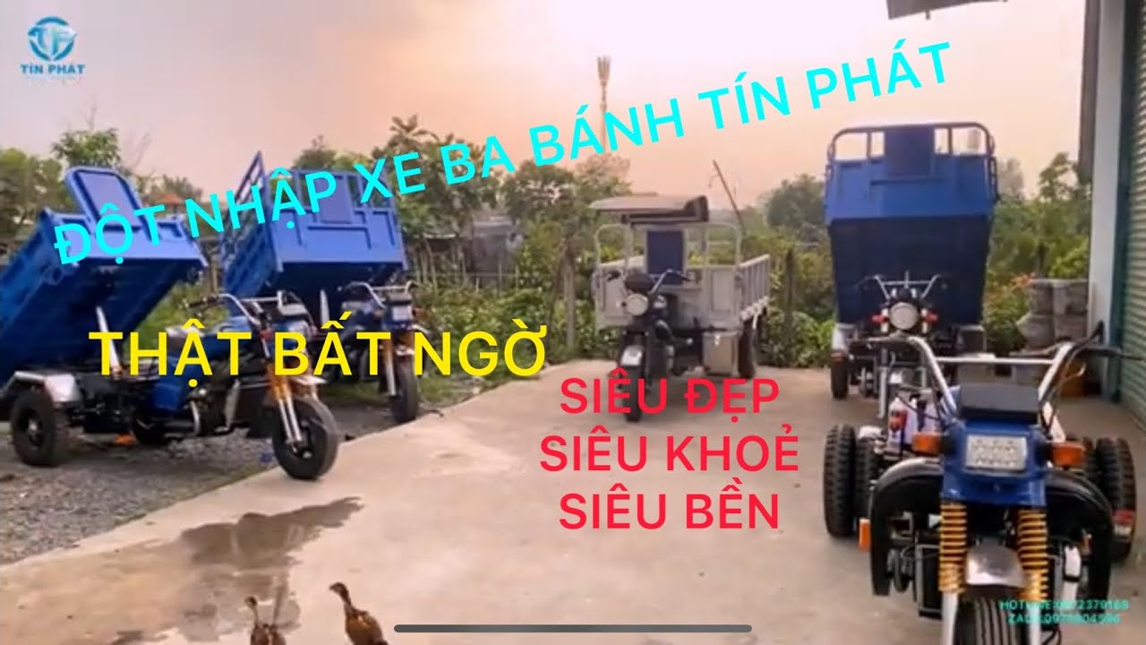 ĐỘT NHẬP XE BA B&Aacute;NH T&Iacute;N PH&Aacute;T, những mẫu xe (SI&Ecirc;U ĐẸP -SI&Ecirc;U BỀN) UY T&Iacute;N tạo n&ecirc;n thương hiệu