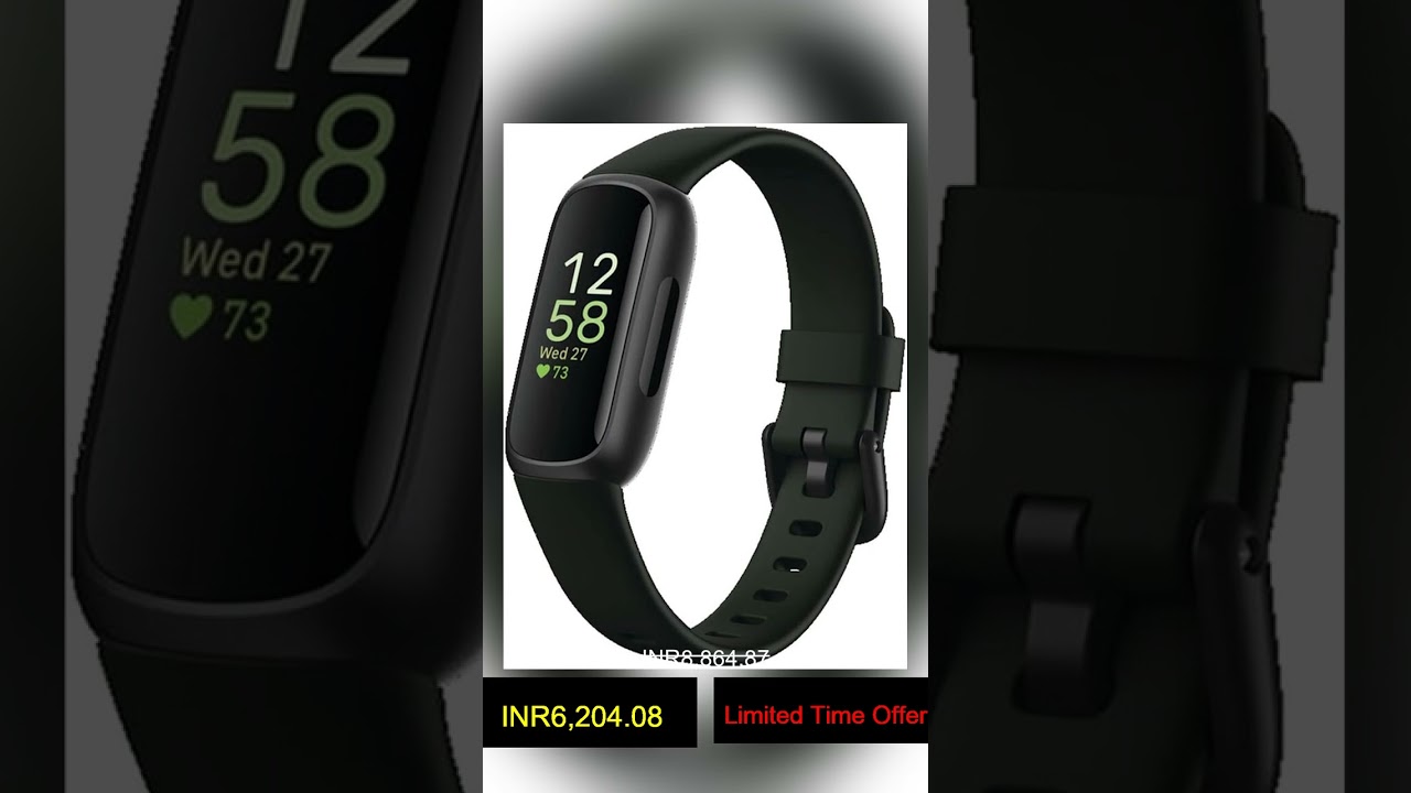 Fitbit Inspire 3 Health &-Fitness-Tracker with Stress Management, Workout Intensity, Sleep Trac