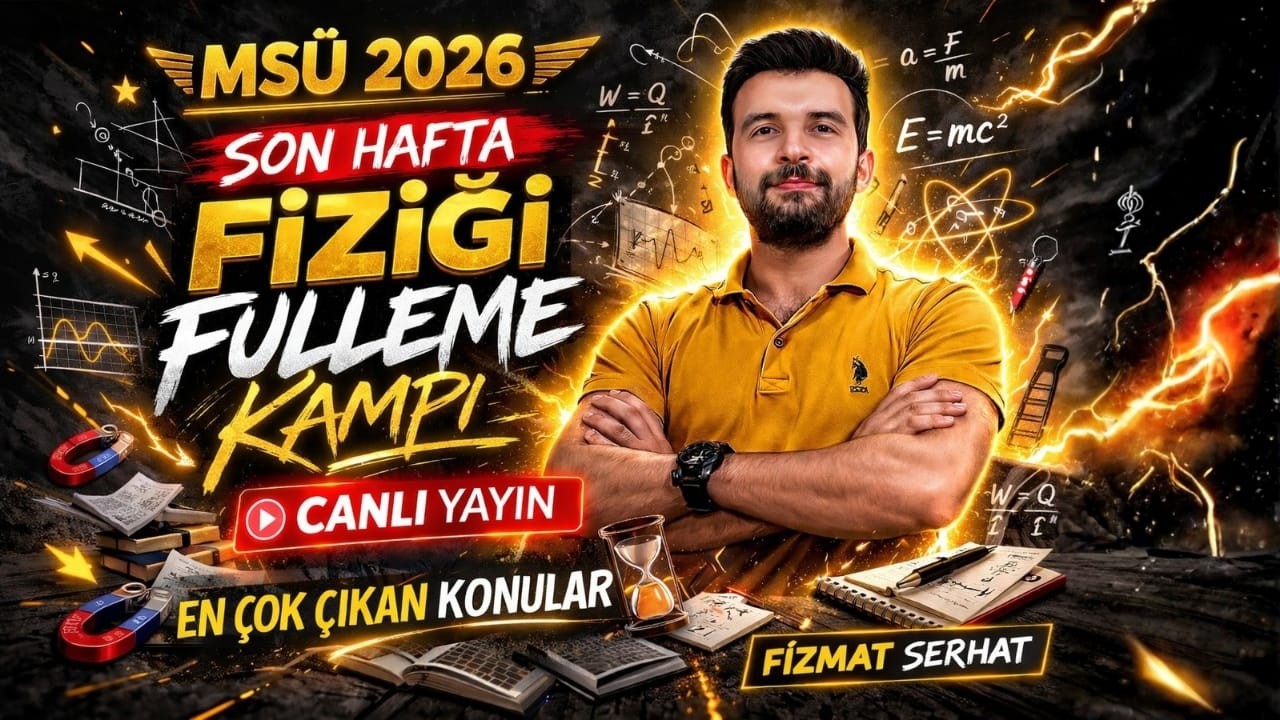 🔴 CANLI YAYIN | MSÜ 2026 | SON HAFTA FİZİĞİ FULLEME KAMPI 6️⃣ | EN ÇOK ÇIKAN KONULAR | +PDF #msü2026