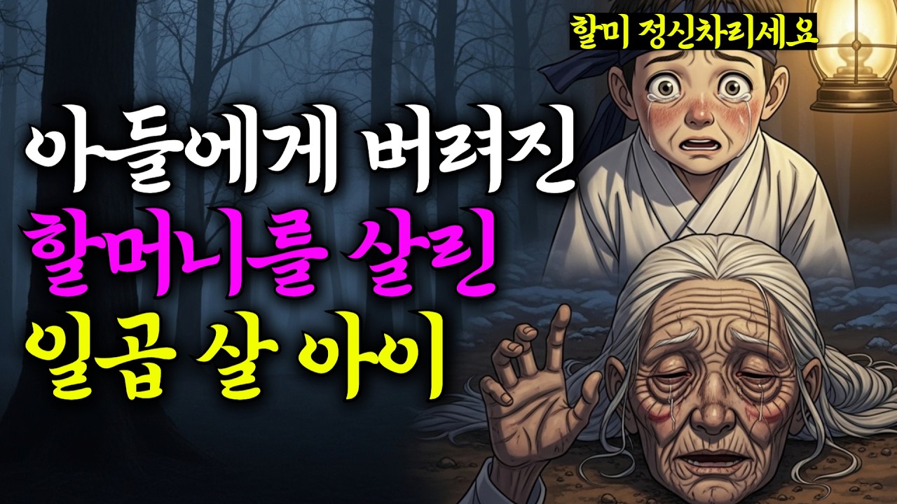 아들이 산에 버린 할머니를 살린 일곱 살 의술 천재아이 | 야담 | 조선 실화 | 전설 | 야담 | 설화 | 옛날이야기 | 민담