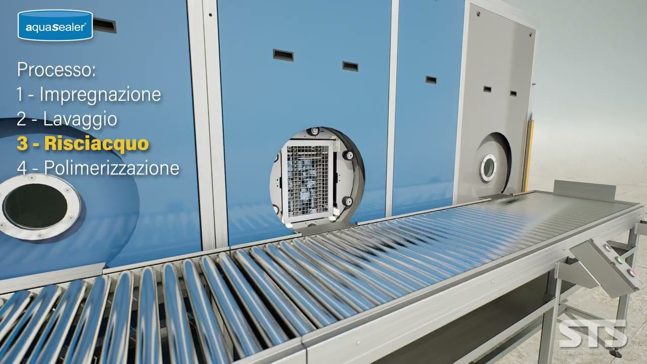 Impianto di impregnazione Aquasealer® RS30: video 3D