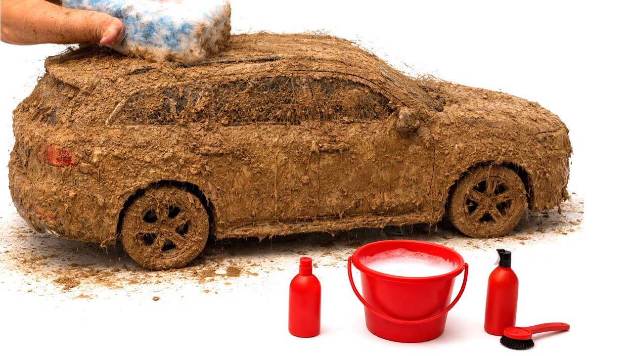 Super Realistic Cleaning of a 120 Mercedes Benz After an Extreme Off-Road Adventure 🥵