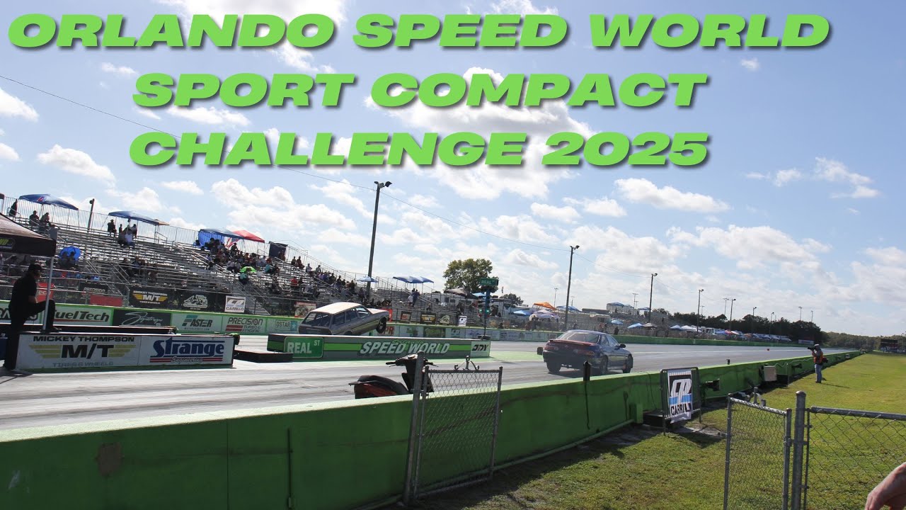 Orlando Speed World Sport Compact Challenge 2025 (CRAZY BURNOUTS!!!!!!)