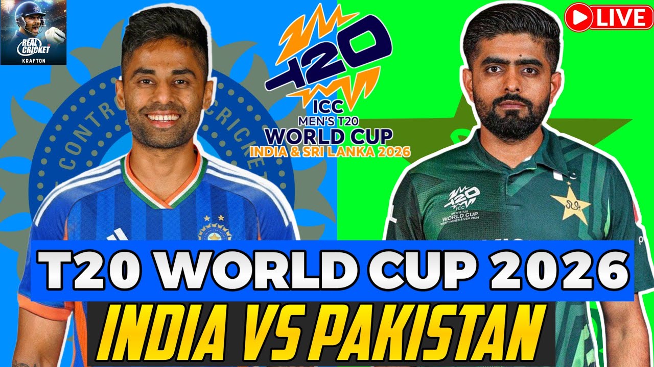 IND vs PAK T20 WC 2026 | Epic Battle in Real Cricket 24 |  #shorts #shortsfeed