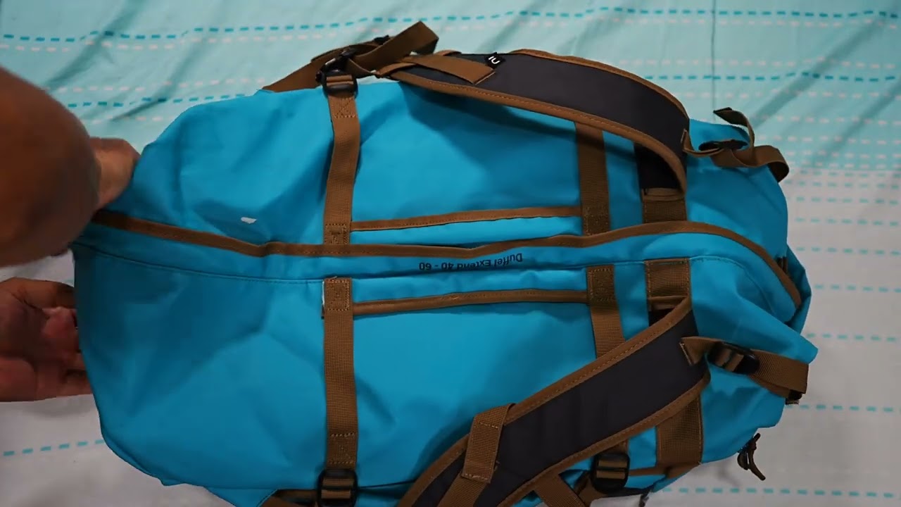 Túi kiêm balo du lịch Decathlon Forclaz Trekking Carry Bag - Duffel 500 40l to 60l extend