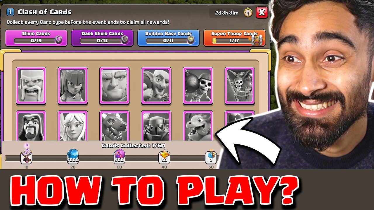 How To Play Clash of Cards Event. Clash of Clans.