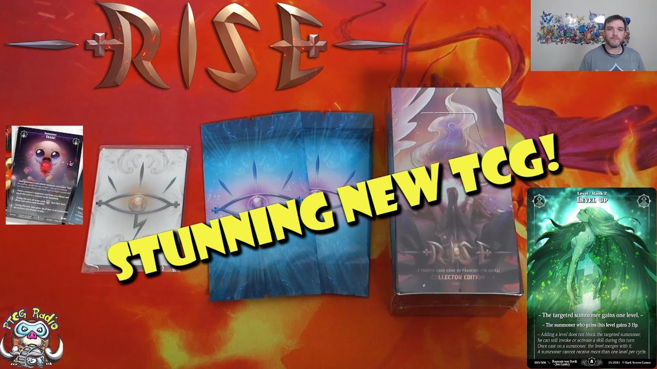 Stunning New TCG is Coming! Rise TCG Looks Phenomenal! (Binding of Isaac AND Dead Cells Cards!?)