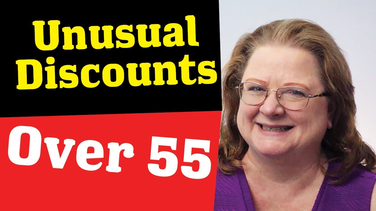 Unusual Discounts Over 55: Save money in Retirement with Discounts